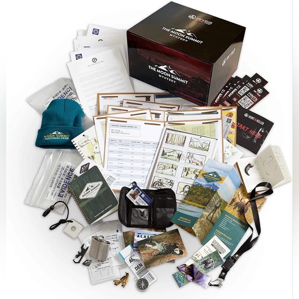 Hunt A Killer: The Moon Summit Mystery Box Set - Complete With All Components